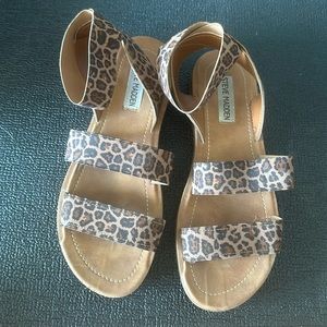 Steve Madden cheetah sandals